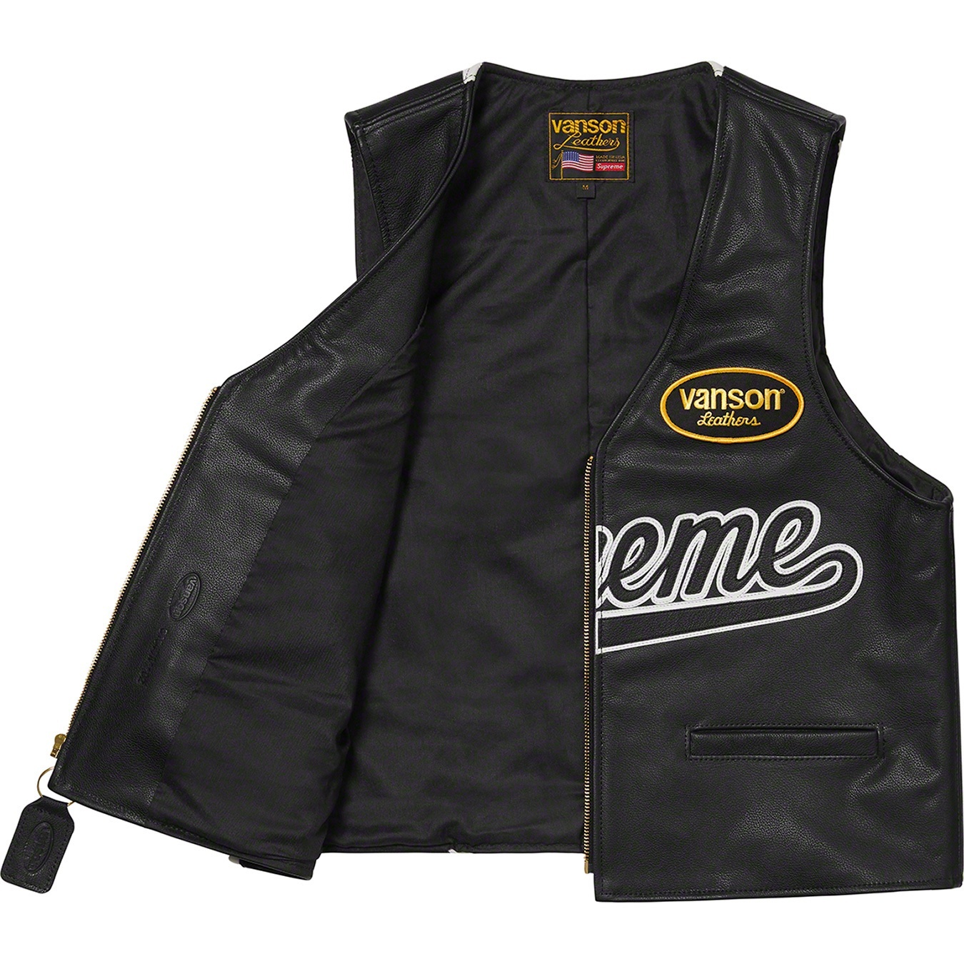 Supreme®/Vanson Leathers® Spider Web Vest view 11